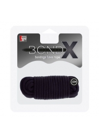 Черная веревка для связывания BONDX LOVE ROPE - 10 м. - Dream Toys - купить с доставкой в Москве