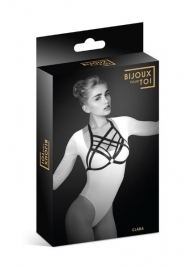 Черная упряжь на грудь Clara - Bijoux Pour Toi - купить с доставкой в Москве