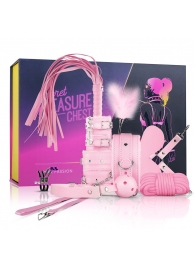 Розовый эротический набор Pink Pleasure - Secret Pleasure Chest - купить с доставкой в Москве