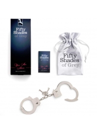 Металлические наручники Metal Handcuffs - Fifty Shades of Grey - купить с доставкой в Москве