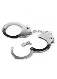 Металлические наручники с ключиками - Lovetoy - купить с доставкой в Москве