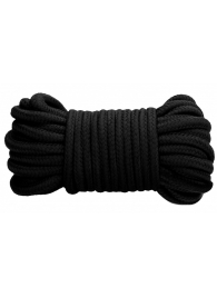 Черная веревка для связывания Thick Bondage Rope -10 м. - Shots Media BV - купить с доставкой в Москве