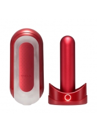 Красный мастурбатор Flip Zero Red   Warmer с подогревом - Tenga - в Москве купить с доставкой