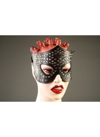 Чёрная маска-очки с клёпками - Подиум - купить с доставкой в Москве