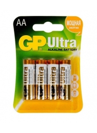 Батарейки алкалиновые GP Ultra Alkaline AA/LR6 - 4 шт. - Элементы питания - купить с доставкой в Москве