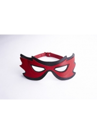 Красно-чёрная маска на глаза с разрезами - Sitabella - купить с доставкой в Москве