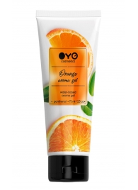 Лубрикант на водной основе OYO Aroma Gel Orange с ароматом апельсина - 75 мл. - OYO - купить с доставкой в Москве