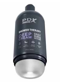 Мастурбатор в бутылке Shower Therapy Deep Cream - Pipedream - в Москве купить с доставкой