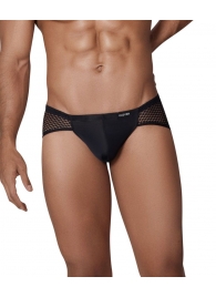 Черные трусы-джоки с ажурными вставками Urge Jockstrap - Clever Masculine Underwear купить с доставкой