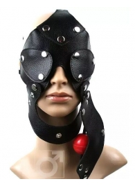 Разъёмная шлем-маска с кляпом - Подиум - купить с доставкой в Москве