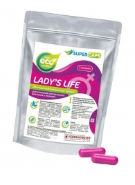 Возбуждающие капсулы Ladys Life - 2 капсулы (0,35 гр.) - SuperCaps - купить с доставкой в Москве