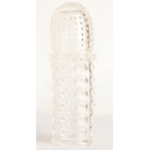 Прозрачная закрытая гелевая насадка - 13,5 см. - Toyfa Basic - #SOTBIT_REGIONS_UF_V_REGION_NAME# купить с доставкой