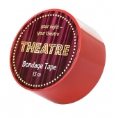 Красный бондажный скотч TOYFA Theatre - 15 м. - ToyFa - купить с доставкой в Москве