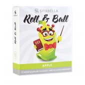 Стимулирующий презерватив-насадка Roll   Ball Apple - Sitabella - купить с доставкой в Москве