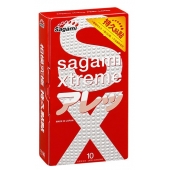 Утолщенные презервативы Sagami Xtreme Feel Long с точками - 10 шт. - Sagami - купить с доставкой в Москве