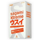 Ультратонкие презервативы Sagami Xtreme SUPERTHIN - 15 шт. - Sagami - купить с доставкой в Москве