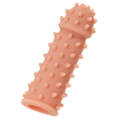 Телесная реалистичная насадка KOKOS Extreme Sleeve 03 с дополнительной стимуляцией - 12,7 см. - KOKOS - в Москве купить с доставкой