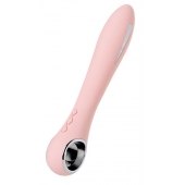 Розовый силиконовый вибратор с электростимуляцией GALVANI VIBE - 21 см. - ToyFa - купить с доставкой #SOTBIT_REGIONS_UF_V_REGION_NAME#