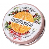 Массажная свеча «Праздника массаж» с ароматом мандарина - 30 мл. - ToyFa - купить с доставкой в Москве