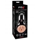 Телесный вибромастурбатор-вагина Cock Compressor Vibrating Stroker - Pipedream - в Москве купить с доставкой