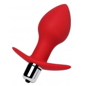 Красная анальная вибровтулка Glam - 9,7 см. - ToyFa в Москве Красная анальная вибровтулка Glam - 9,7 см. - ToyFa
