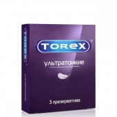 Презервативы Torex  Ультратонкие  - 3 шт. - Torex - купить с доставкой в Москве