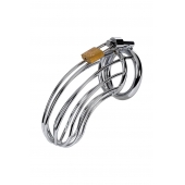 Серебристый пояс верности TOYFA на замочке - ToyFa - купить с доставкой в Москве