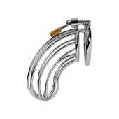 Серебристый пояс верности TOYFA на замочке - ToyFa - купить с доставкой в Москве