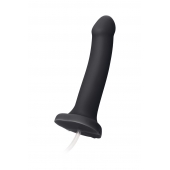 Черный фаллос с имитацией эякуляции Silicon Cum Dildo L - 19,6 см. - Strap-on-me - купить с доставкой #SOTBIT_REGIONS_UF_V_REGION_NAME#