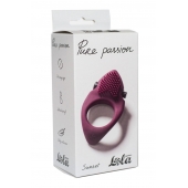 Бордовое эрекционное виброкольцо Pure Passion Sunset - Lola Games - в Москве купить с доставкой