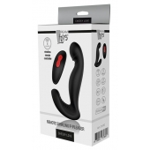 Черный вибромассажер простаты SWIRLING P-PLEASER - Dream Toys - в Москве купить с доставкой