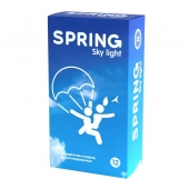 Ультратонкие презервативы SPRING SKY LIGHT - 12 шт. - SPRING - купить с доставкой в Москве