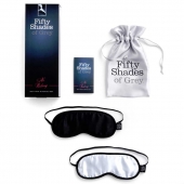 Набор из двух масок на глаза Soft Blindfold Twin Pack - Fifty Shades of Grey - купить с доставкой в Москве