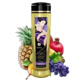 Массажное масло Libido Exotic Fruits с ароматом экзотических фруктов - 240 мл. - Shunga - купить с доставкой в Москве