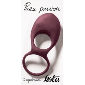 Бордовое эрекционное виброкольцо Daydream - Lola Games - в Москве купить с доставкой