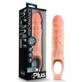 Телесный реалистичный фаллоудлинитель 9 Inch Silicone Cock Sheath Penis Extender - 22,86 см. - Blush Novelties - #SOTBIT_REGIONS_UF_V_REGION_NAME# купить с доставкой