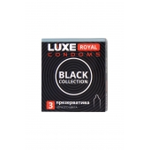 Черные презервативы LUXE Royal Black Collection - 3 шт. - Luxe - купить с доставкой в Москве