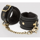 Черные наручники Bound to You Faux Leather Wrist Cuffs - Fifty Shades of Grey - купить с доставкой в Москве