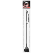 Черный стек с наконечником-сердечком - 54 см. - Notabu - купить с доставкой в Москве