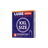 Презервативы увеличенного размера LUXE Royal XXL Size - 3 шт. - Luxe - купить с доставкой в Москве