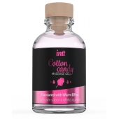 Массажный гель с согревающим эффектом Cotton Candy - 30 мл. - INTT - купить с доставкой в Москве