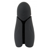 Черный силиконовый вибромастурбатор с нагревом Masturbator with 2 Functions - Orion - в Москве купить с доставкой