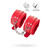 Красные оковы Anonymo из искусственной кожи - ToyFa - купить с доставкой в Москве