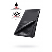 Черная простыня для секса из ПВХ - 220 х 200 см. - ToyFa - купить с доставкой в Москве