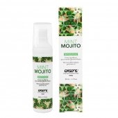 Разогревающее массажное масло с ароматом мохито Gourmet Mint Mojito - 50 мл. - Exsens - купить с доставкой в Москве