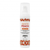 Разогревающее массажное масло Gourmet White Peach Organic с органическими ингредиентами - 50 мл. - Exsens - купить с доставкой в Москве