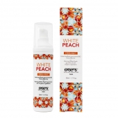 Разогревающее массажное масло Gourmet White Peach Organic с органическими ингредиентами - 50 мл. - Exsens - купить с доставкой в Москве