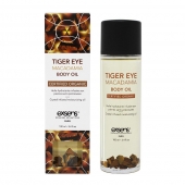 Органическое массажное масло TIGER EYE MACADAMIA - 100 мл. - Exsens - купить с доставкой в Москве