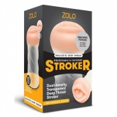 Мастурбатор-ротик ZOLO DEEP THROAT - Zolo - в Москве купить с доставкой