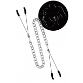 Регулируемые зажимы для сосков Sweet Caress Nipple Chain - Sweet Caress - купить с доставкой в Москве